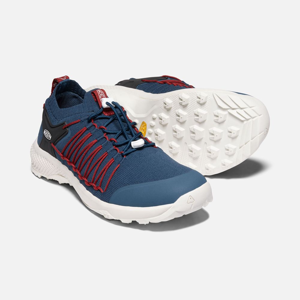 Keen Sneakers Heren Blauw/Rood - Explore Uneek - 43590-PUIV